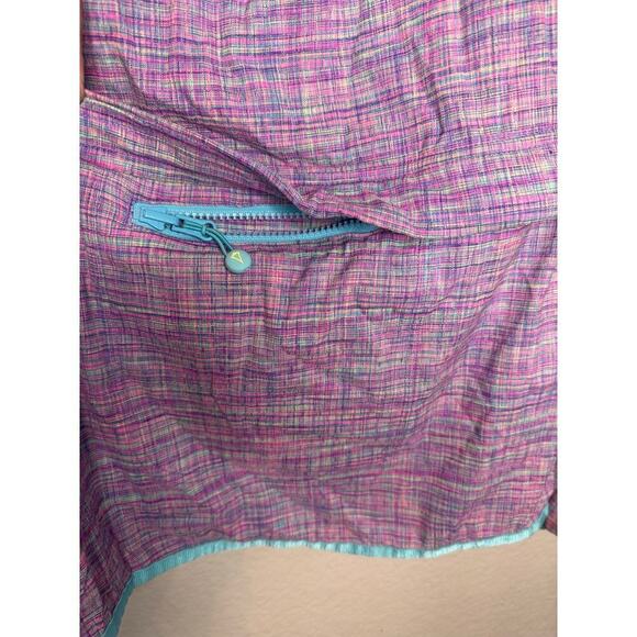 Ivivva Lululemon Full Zip Hooded Jacket Pink and Purple Size 10 - Picture 3 of 4